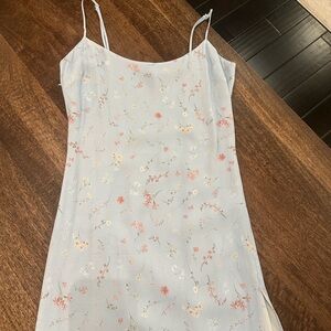 Aritzia Wilfred Floral Dress Midi